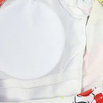 2026 Sexy One Piece Swimsuit Swimwear Women Long Sleeve Backless Vegetables Fruits Print Sports Surfing Bathing Suit Beachwear