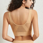 Women Mesh Panel Seamless Tank Bra Sports Wireless U Back V-Neck Vest Style Bralette Sexy Lingerie Multi Colors Intimates S-5XL