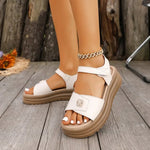 Women Comfortable Sandals Wedges Platform Ankle Strap CasualWalking Sandals