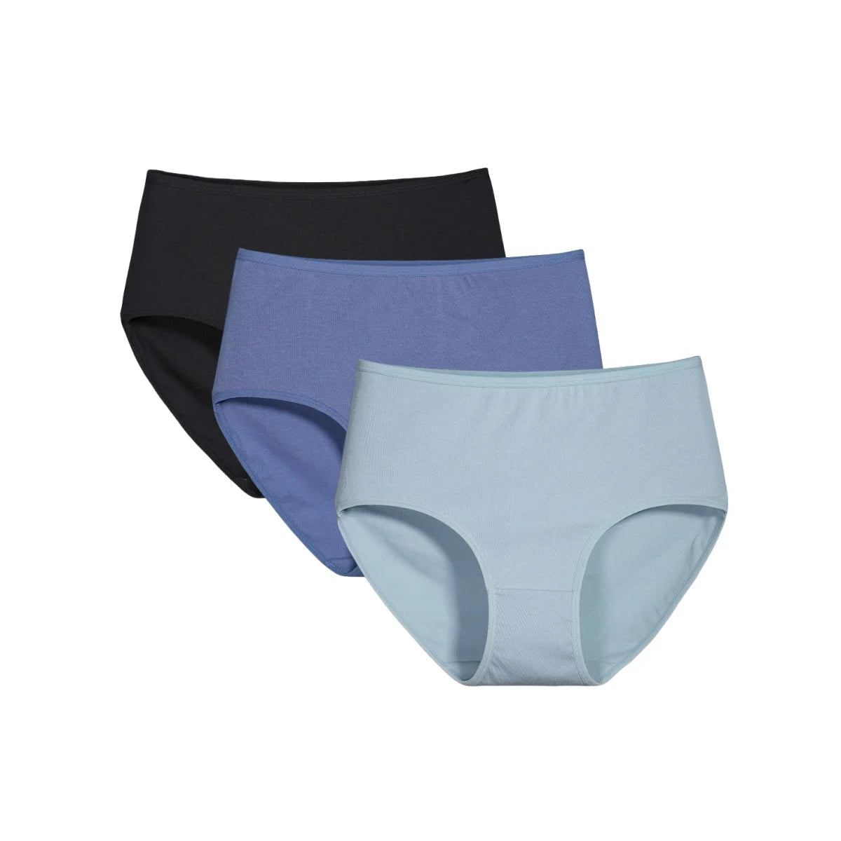 3Pcs/Set Cotton Panties Women Sexy Lingerie Plus Size Women's High Waist Briefs Solid Color Panty Breathable Underpants XS-2XL