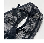 Lace G String Thin Sexy Girls Panties Seamless Women Briefs Thong Hollow Out Underwear Transparent Female Low Waist Lingerie