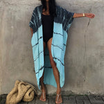 17 Colors Leopard Printed Colorful With Belt Tunic Cover-ups Beach Dress Beach Wear Beachwear Female Women Beach Cover Up V4510L
