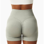 Summer Seamless High Waist Yoga Shorts Elasticity Sports Leggings Women Breathable Cycling Shorts Buttock Lift Gym Shorts Women