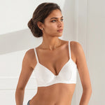 Fashionable White Bra Lace Lingerie Gathers And Lifts Women's Underwear With Elegant Style Sexy BrassiereMR3677