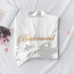 Bride with Team Bride Bathrobe Bride To Be Bridal Shower Bachelorette Party Wedding Decoration Mariage Hen Party Bridesmaid Gift
