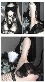 Japanese Maid Outfits Women Sexy Cosplay Costumes Lingerie Perspective Underwear Servant Classical Erotic Babydoll
