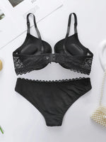 Women Solid Color Sexy Underwear Set Gathered Push Up Underwear Daily Comfortable And Close Fitting Seamless Underwear Set 3208