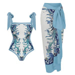 2026 High Quality Double-sided Printed Push Up Women Bikini Set Printed Strappy Bandage Swimwear Brazilian Biquini Bathing Suit