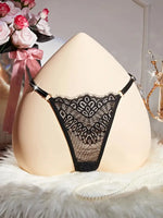 Simple Body Thong Garter Panty Metal Chain Porn Design Woman Gstring Panties Erotic Lingerie Women Underwear 1PC Sexy Underpants