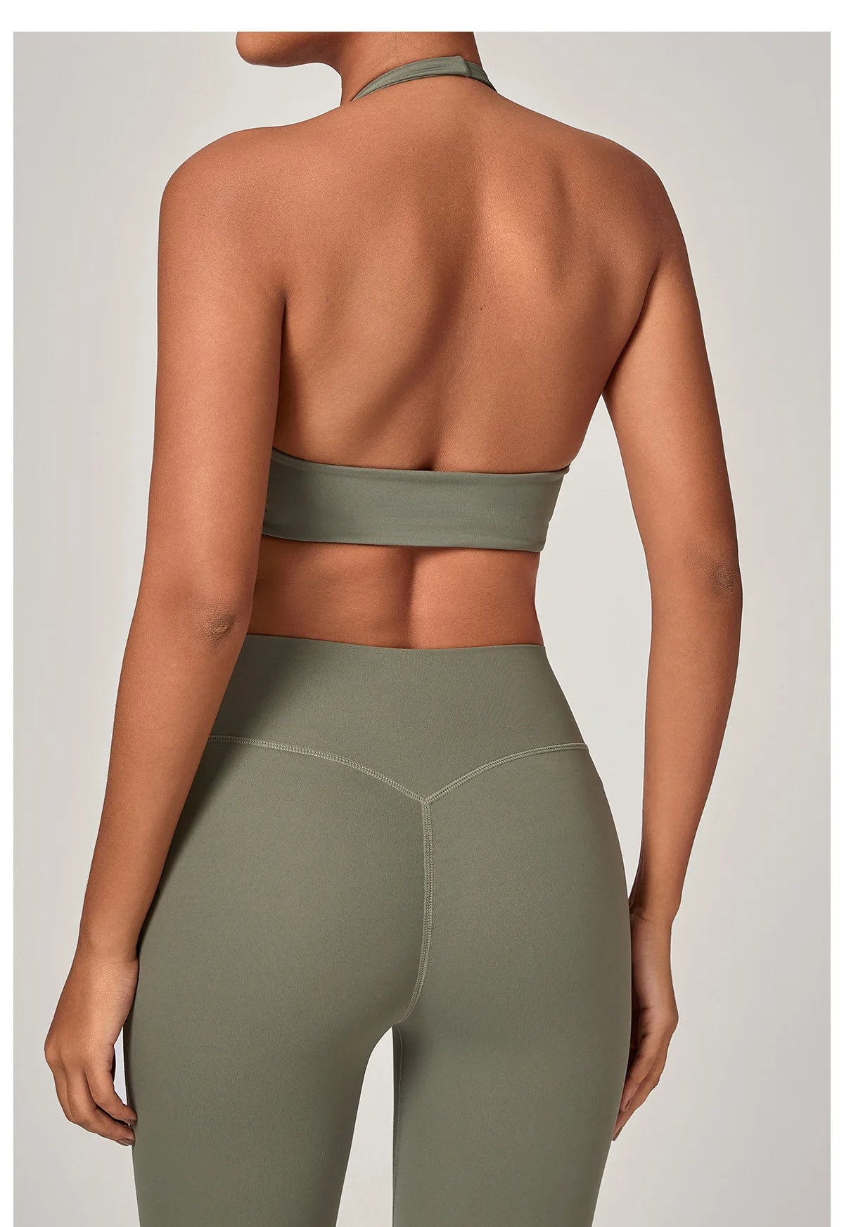 Sexy Fitness Bra Women Sports Sports Bra Halter Top High Support Push-up Open Back Running Gym Wear Yoga Bra Workout Underwear