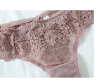 Lace Sexy Girls G String Panties Women Briefs Transparent Thong Thin Hollow Out Underwear Female Low Waist Lingerie Size S-XL