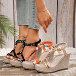 Women Wedges SandalsSummer Fashion Designer Shoes for Women High Quality Platform Sandals Casual Outdoor Sandals Women