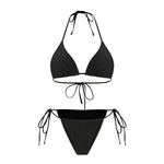New With Hollow Out Cover Up Halter Bikini Women Swimwear Female Swimsuit Three-pieces Bikini set Bather Bathing Suit Swim V7964