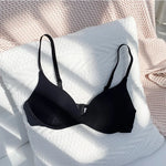 Seamless Wireless Bra, One-piece Smooth Light Breathable Push Up Lingerie, All Season Commute Bra for Teen Girls Small Bust