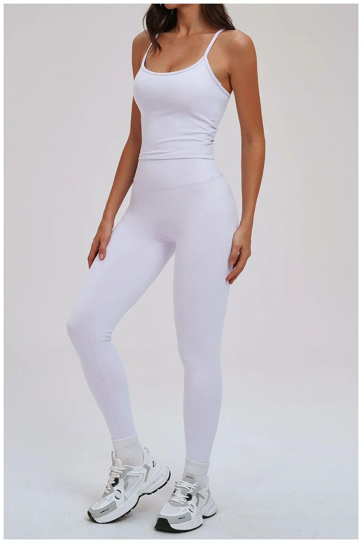 Yoga Short Sets Women Shockproof Slim Back Cross Sports Vest High Waist Leggings Fitness Suit Outdoor Gym Running Set Tracksuit
