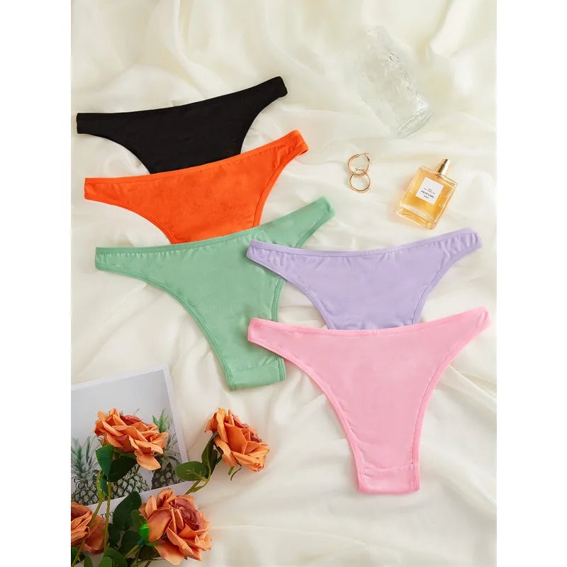 Hollow Out Breathable Seamless Underwear Thong Women's Sexy Hot Women'S Thin Belt Adjustable Low Female Underwear