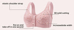 Elegant Front Buckle Floral Bra for Women – 7-Piece Set,Pressurized Support, Adjustable,Breathable, Ideal for Breastfeeding