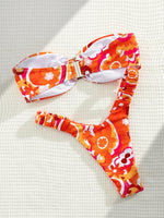 2024 Sexy Push Up Women Swimsuits Micro Bikini Female Swimwear Brazilian Bikini Set Thong Biquini Swim Suits Print Beachwear
