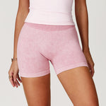 High Waist Yoga Shorts Women Sand Washed Yoga Shorts Workout Shorts Fitness Yoga Lift Butt Fitness Yoga Gym Running Short Pants