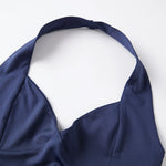 2026 Summer Women's Halter Square Neck Vest Sleeveless Open Back Slim Fit Corset Retro Casual Sexy Cropped Tank Tops