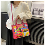 Design Patchwork Zipper 2026 Hot Sale Women's Bags Retro High Quality Women's Bags PU New Personality Stylish Shoulder Bags