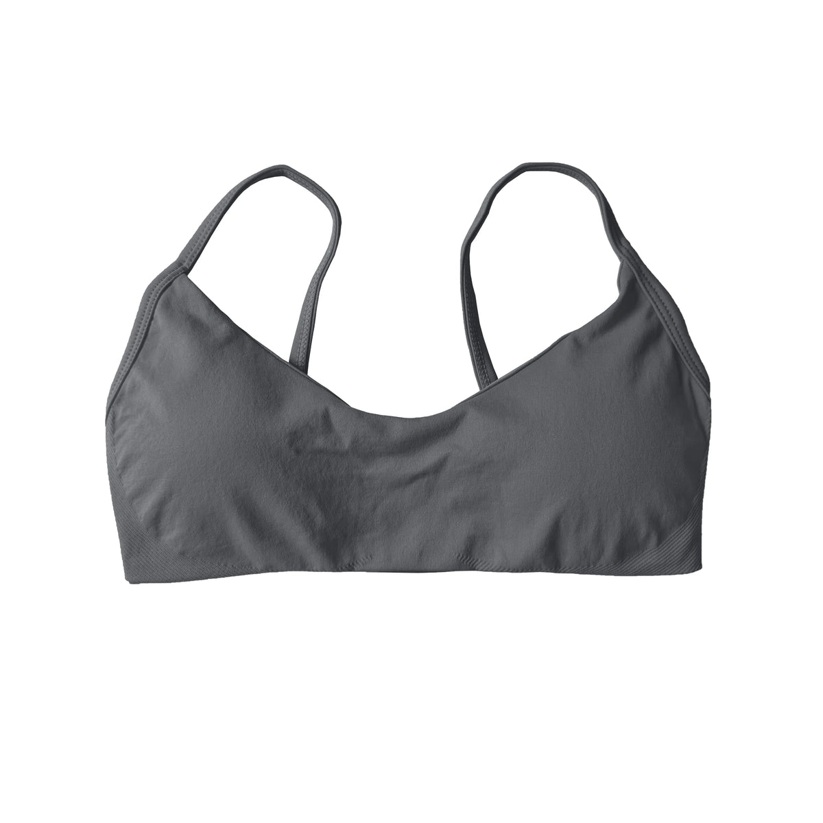 NCLAGEN Scoop Neck Bra High Support Thin Strap Seamless Pilates Yoga Underwear Push-up Gym Clothes Workout Running Fitness Top