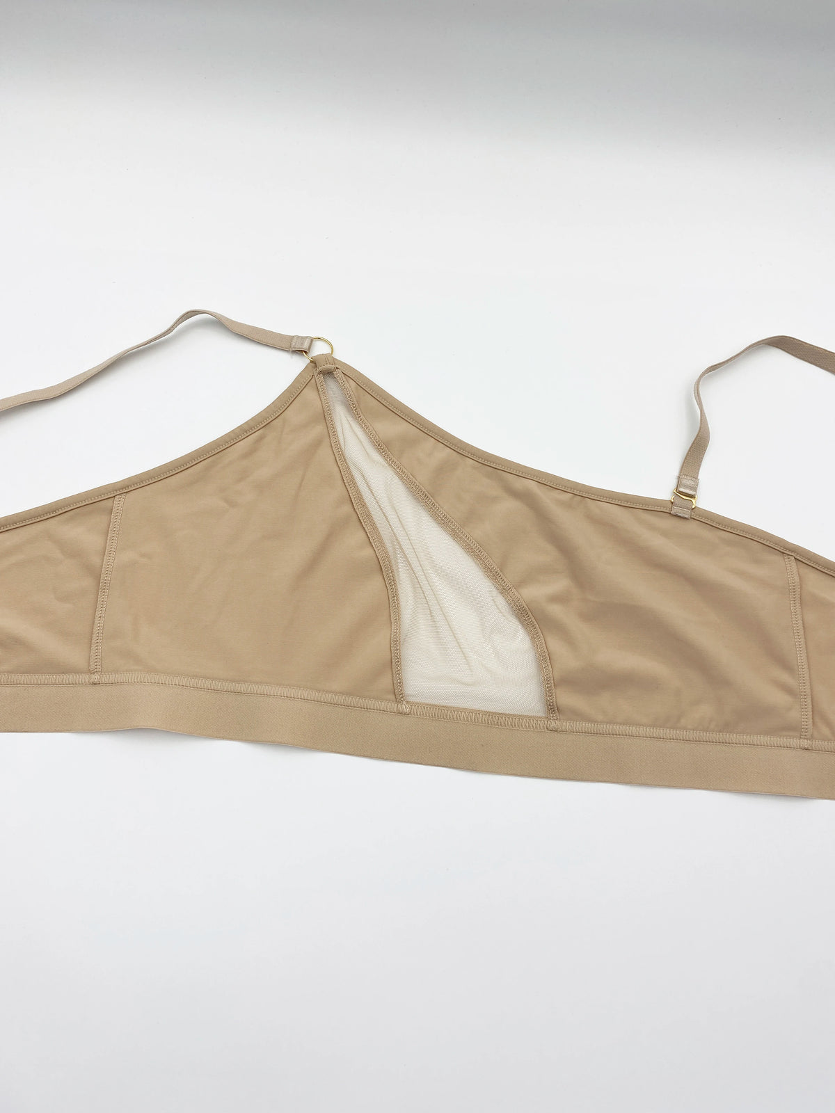 Sexy Hollow-Out Breathable Ultra-Thin One-Shoulder Strapless Bra Without Underwire for Women, Large Bust Minimizing, Side Breast Reduction, Plus-Size Bra