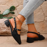 2026 Fashion Versatile Women Shoe Retro Temperament Women Semi Slipper Soft Sole Versatile Sandals Comfort Easy Wear High Heel