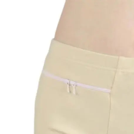 Women Safety Pants High Elasticity with Anti-theft Zippered Pocket Seamless Anti-exposure Mini Skirt Inner Shorts Underpants