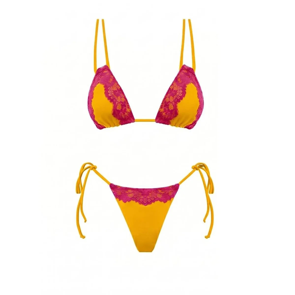 New 3Pcs Crochet Bikini Women Swimsuit Sexy Swimwear Halter Biquini Push Up Swim Suit Strappy Bodysuit Female Bathsuit Beachwear