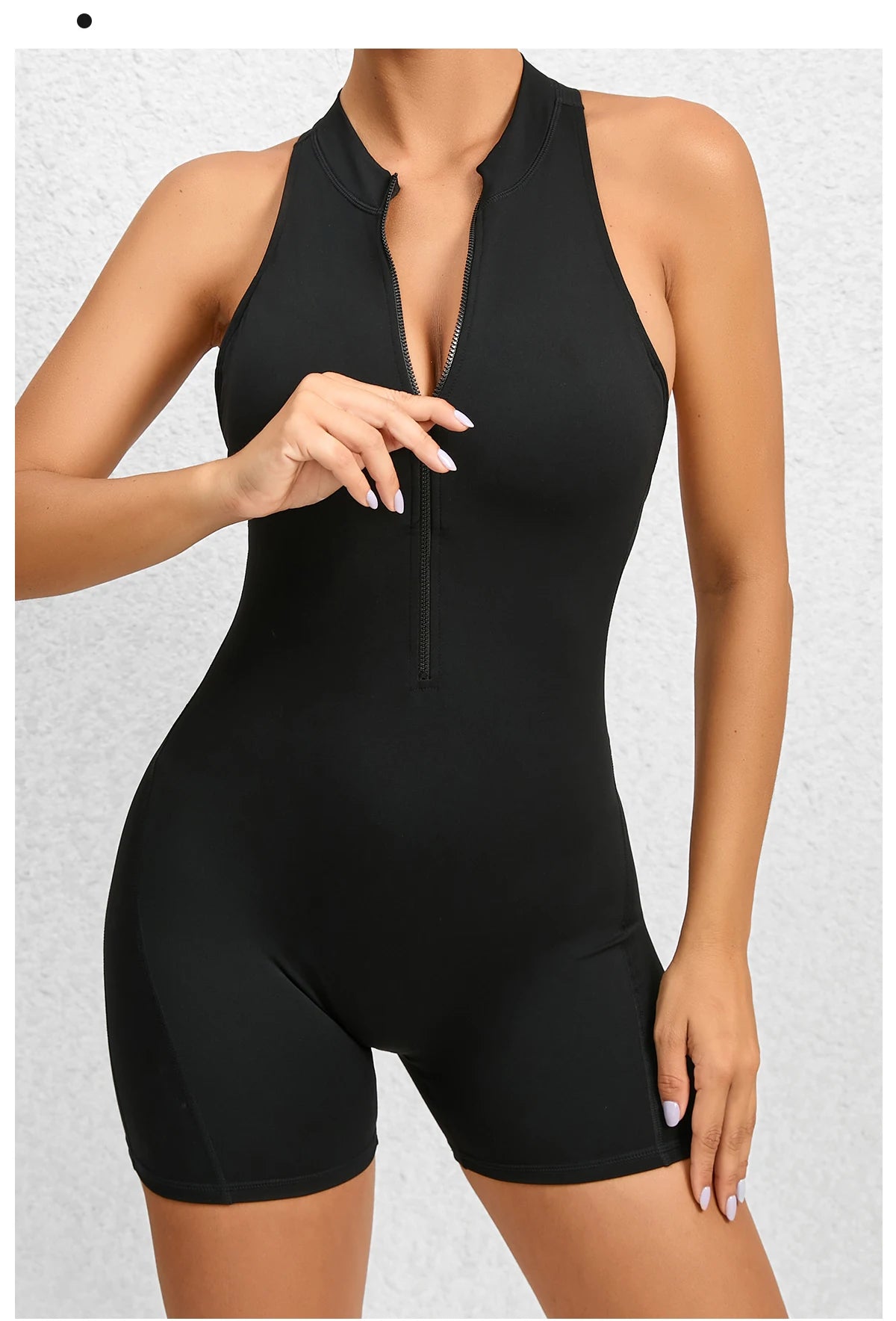 Women Yoga V Backless Jumpsuit Workout Bodysuit Sleeveless Gym Bodycon Sportswear Fitness Yoga Suit One Piece Outfit