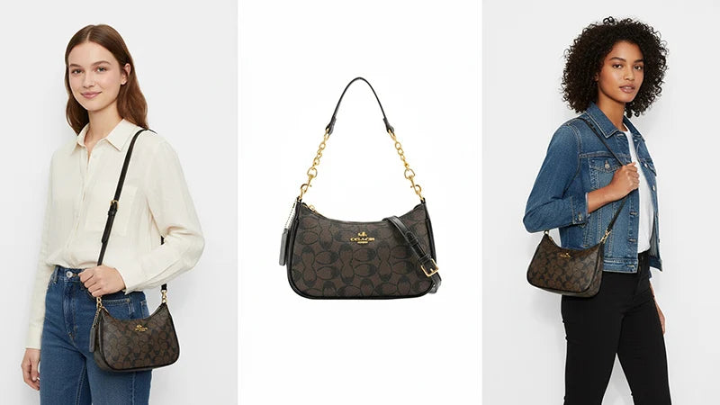 Women's Chain Bags Pvc Geometric Print Handbag Shoulder Crossbody Bag Women's Underarm Bag Suitable For Daily Outfit Matching