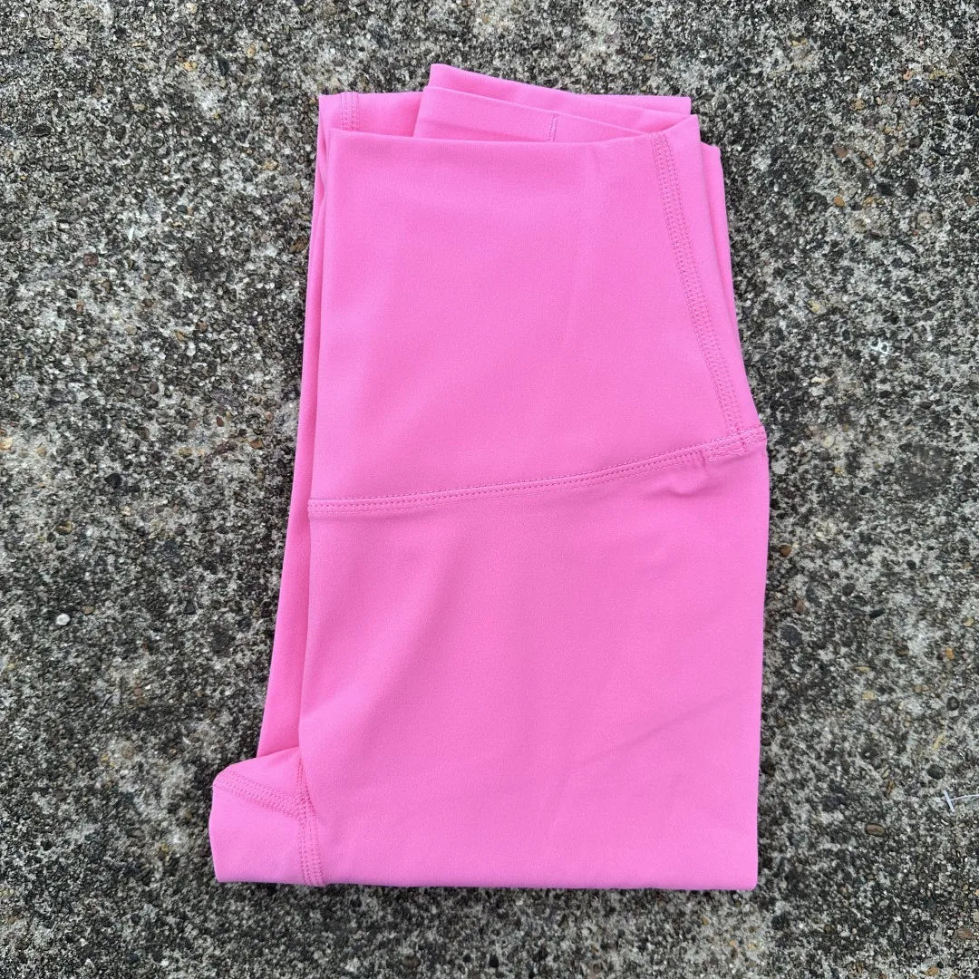 Solid Color Back Waist Pocket High Waist Fitness Yoga Legging soft Women Sport Pant Tight Butter Athletic Gym Ankle-Length Pants