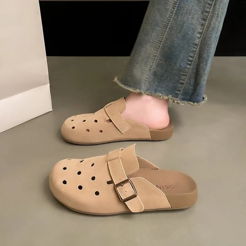 SummerWomen Slippers Platform Cork Slides Outdoor Garden Shoes Beach Slippers Lovers Casual Indoor Shoes Loafers 34-42