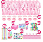 6/10/12 Set Spa Birthday Party Robes Gowns for Girls Kimono Satin Robe Hot Pink Spa Party Favors for Kids Child Birthday Spa Kit