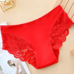 Sexy Hollow Women Panties Lace Flowers Embroidery Underwear Low WaistUnderpants Summer Breathable Briefs Butt Lifter Panty