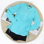 Women's Long Sleeve Tankini Set 2026 Sports Swimsuit Summer Beachwear Two-Piece Bathing Suits for Pool Swimming And Surfing