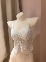 Sexy French Lace Halter Bra Summer Bralette Small Bust Wrinkle-Free Adjustable Straps Beauty Back Vest Wirefree Comfort Bra Set