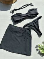3 Pieces Starfish Thong Bikinis 2026 Solid Swimwear Female Sexy Solid Swimsuit Women & Beach Skirt Bathing Swimming Swim Suit
