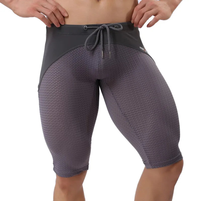 Men's Underwear Shaping Pants Sports Slim Fit Pants Sports Mid-Length Pants Cycling Pants Pants Casaul Elegant Style Pants 3TEL