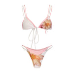 3 Piece Bikini Set With Mini Skirt Women Swimsuit 2025 Swimwear Sexy Bikini Push Up Beachwer Bathing Suit Print Biquini Female
