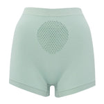 Women's Seamless Shapewear Boxer Briefs Solid Color Mid-Rise Boyshort Comfortable Breathable Underpants Yoga Sports Underwear