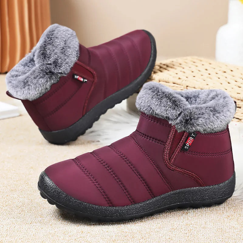 Outdoor Snow Boots CoupleHikingMen's Shoes, Women'sSkiHigh-Top Cotton Shoes, Cold-Proof Men's Boots, Women's 2026