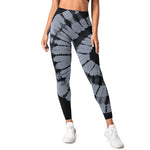 New Tie-Dye Seamless Yoga Leggings Breathable Gym High Waist Sports Leggings WomenFitness Running Exercise Hip Lift Pants