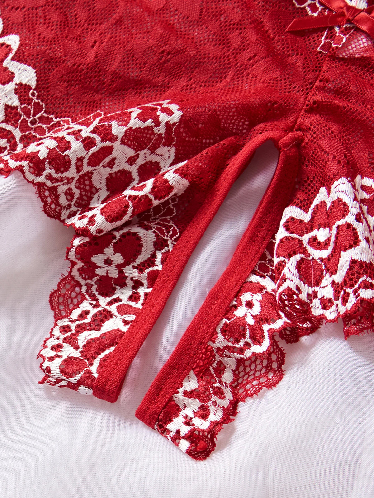 Elegant Design Open Chest Bra And Crotchless Panties Set Comfortable Fashion Underwear Suitable For All Occasions Valentine Gift