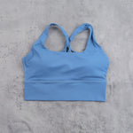 DIAS FIT JOY Yoga bra Naked feel cross back sports bra yoga clothes women's Cycling running fitness top