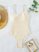 2026 Plain One Shoulder Swimsuit One Piece Solid Swimwear Women Sexy Bathers Bathing Swimming Swim Suit Female Beachwear