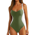 Black One Piece Swimsuit Women Swimwear 2026 New Solid Lace Up Bodysuit Monokini Sexy Slim Thong Brazilian Beach Bathing Suit XL