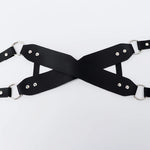 Cosplay Exotic Leather Mask Women Men Games Half Face Mask BDSM Bracelet Adjustable For Couples Bondage Set Adult Toys Supplies