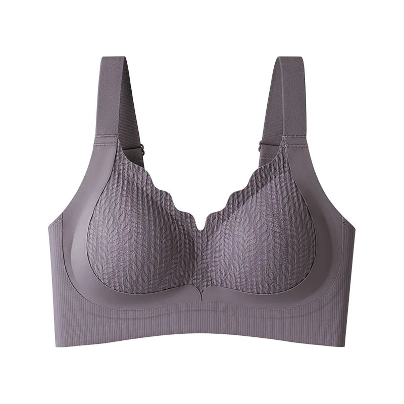 Minimizer Bra for Women Soft Support Seamless Shaping Side Control Push-Up Anti-Sag Bra Underwear Full Coverage Bralette